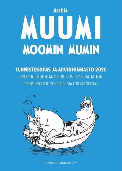 muumiopas-book-cover Arabia Muumi tunnistusopas ja arviohinnasto 2020